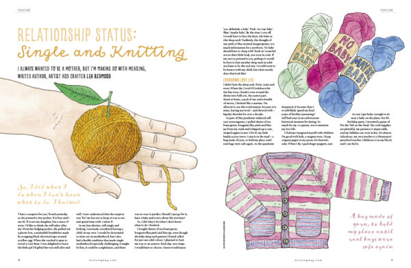Knitting Magazine 232 Spread 2