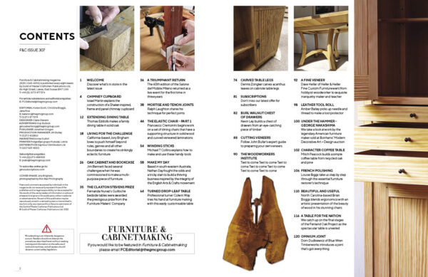 Furniture and Cabinetmaking 307 Spread 1