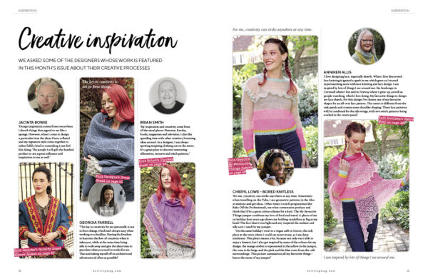 Knitting Magazine 234 Spread 1