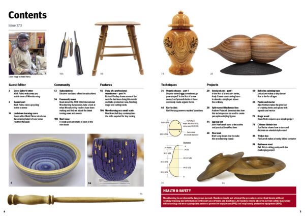 Woodturning 373 Contents