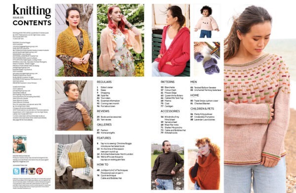 Knitting Magazine 235 Contents