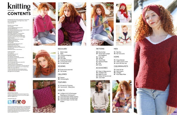 Knitting Magazine 238 Contents