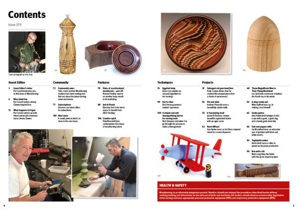 Woodturning 379 Contents