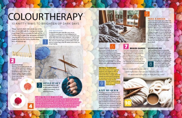 Knitting Magazine 241 Spread 1