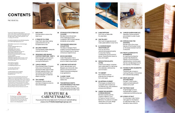 Furniture and Cabinetmaking 311 Spread 1