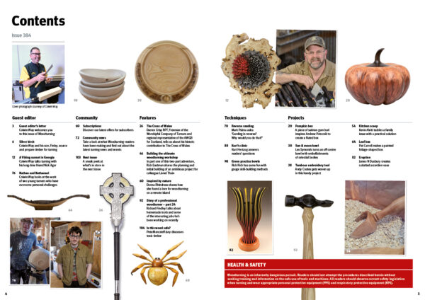 Woodturning 384 Contents