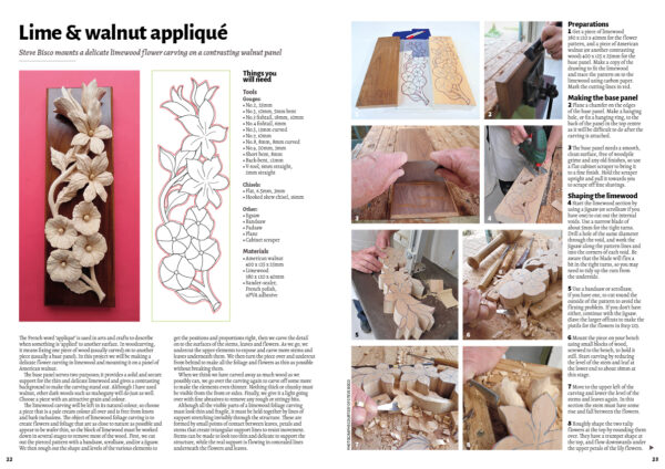 Woodcarving 196 Spread 1