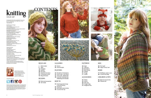 Knitting Magazine 247 Contents