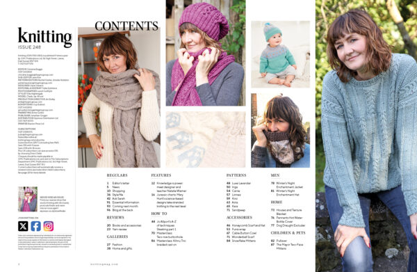 Knitting Magazine 248 Contents
