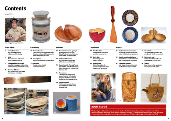 Woodturning 393 Contents