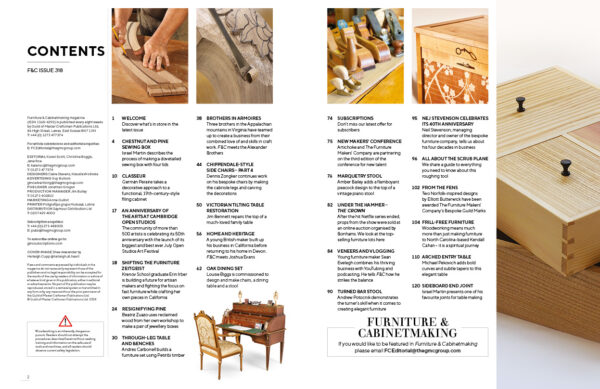 Furniture and Cabinetmaking 318 Spread 1