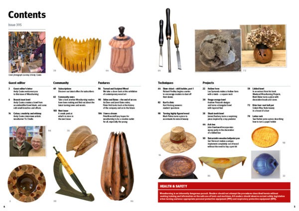 Woodturning 395 Contents