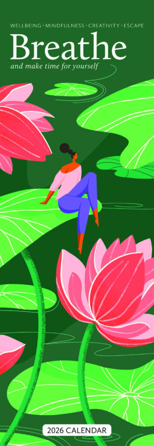 Breathe 2026 Slim Calendar